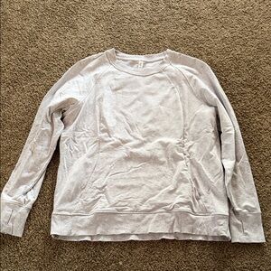 LuluLemon crewneck sweatshirt - grey - size 18